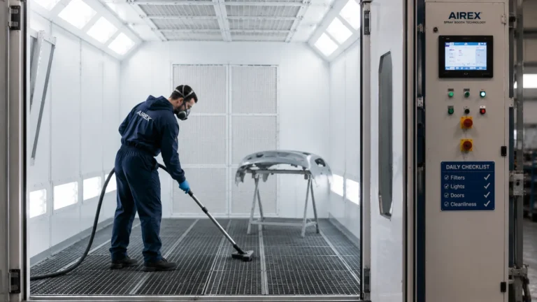 How to Keep a Spray Booth Clean and Efficient