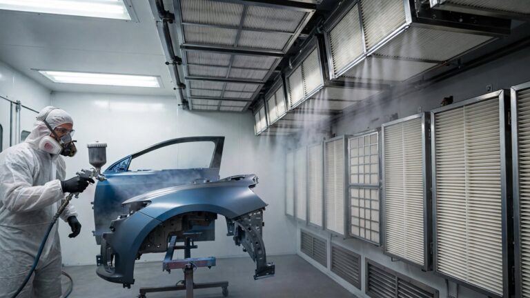 How Spray Booth Filters Improve Air Quality and Performance
